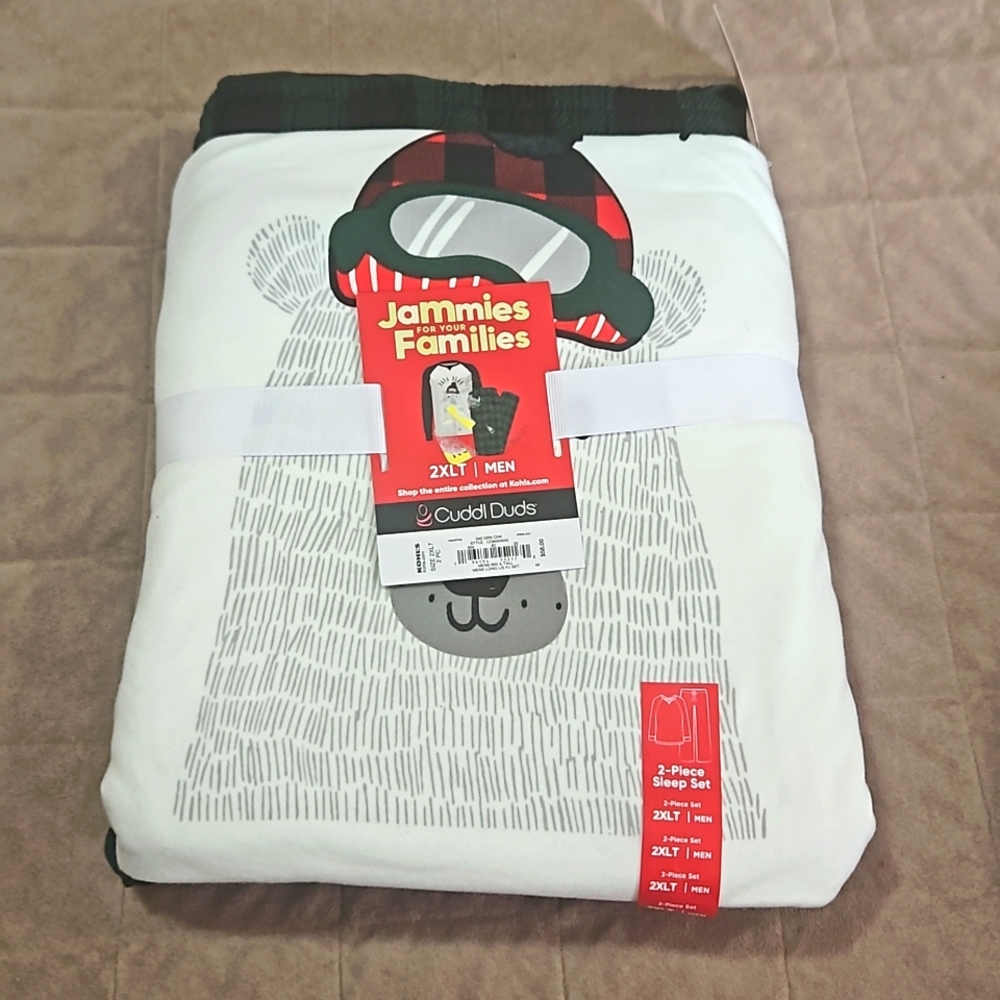 Cuddl Duds soft Mens PJ Sets